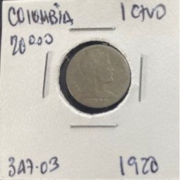 Colombia 1 Centavo 1920-1948 JER347