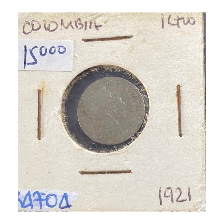 Colombia 1 Centavo 1920-1948 JER347 reverso