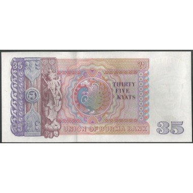Burma, 35 Kyats ND1986 P63