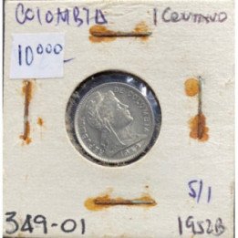 Colombia 1 Centavo 1952-1958 JER349