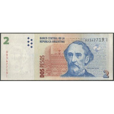 Argentina, 2 Pesos ND2002 Serie I P352