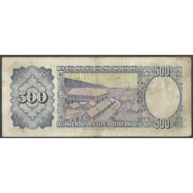 Bolivia, 500 Pesos Bolivianos 1 Jun 1981 B P166a