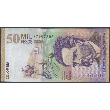 Billete de 50.000 Pesos 7 Ago 2010 BGW817