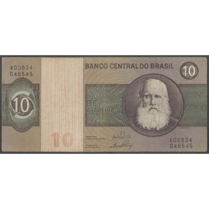 Brasil 10 Cruzeiros ND1970 P193a