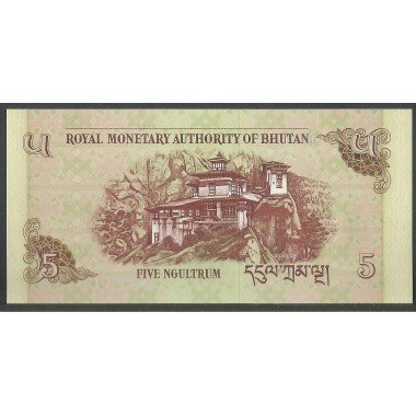 Bhutan, 5 Ngultrum 2011 P28b