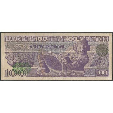 Mexico, 100 Pesos 27 Ene 1981 Serie QT P74a