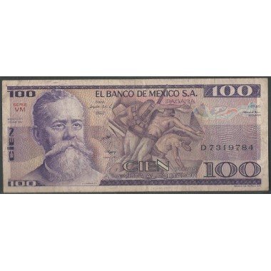 Mexico, 100 Pesos 25 Mar 1982 Serie VM P74c