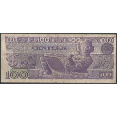 Mexico, 100 Pesos 25 Mar 1982 Serie VM P74c