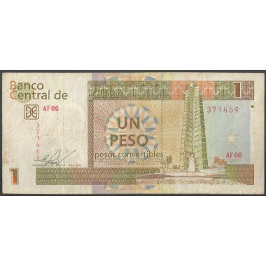 Cuba, 1 Peso Convertible 2016 PFX46