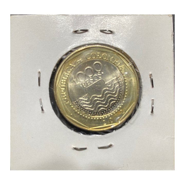 Colombia 1.000 Pesos 2012 - reverso