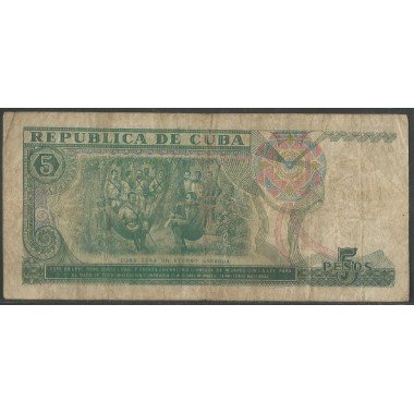 Cuba, 5 Pesos 1991 P108