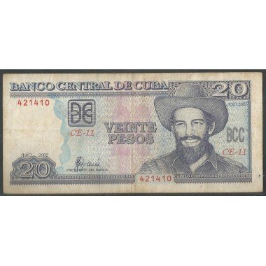 Cuba, 20 Pesos 2002 P118d