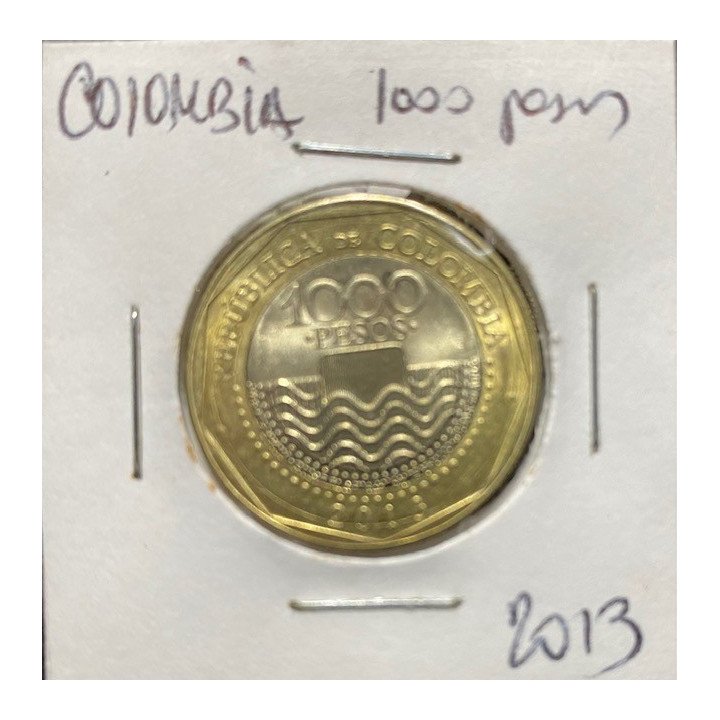 Colombia 1.000 Pesos 2012 - reverso