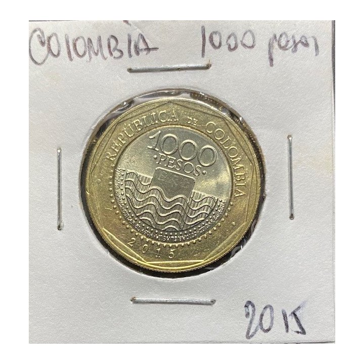 Colombia 1.000 Pesos 2012 - reverso