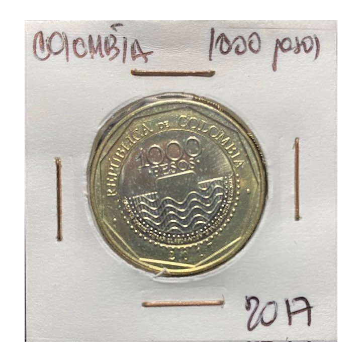 Colombia 1.000 Pesos 2012 - reverso