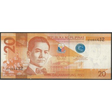 Filipinas, 20 Piso 2014 P206a