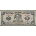Ecuador, 5 Sucres 20 Abr 1983 HX Firma 2 P108b