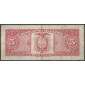 Ecuador, 5 Sucres 20 Abr 1983 HX Firma 2 P108b