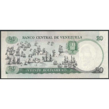 Venezuela, 20 Bolivares 20 Oct 1987 A 8 Dig P71