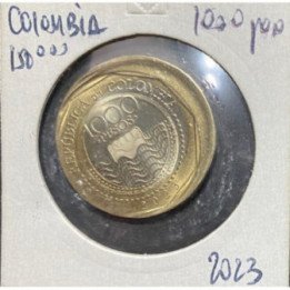 Colombia 1.000 Pesos 2023 Descentrada - Cachucha