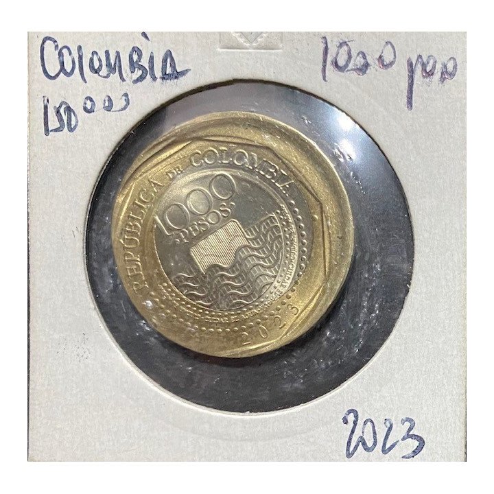 Colombia 1.000 Pesos 2023 Descentrada - Cachucha