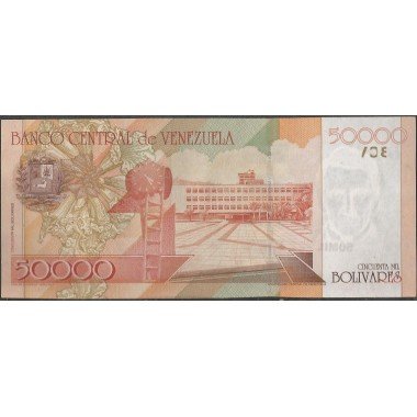 Venezuela, 50.000 Bolivares 29 Sep 2005 A 8 Dig P87a
