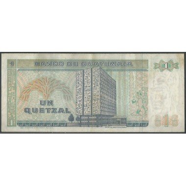 Guatemala, 1 Quetzal 3 Ene 1986 P66