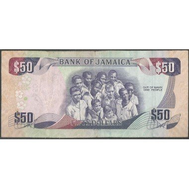 Jamaica, 50 Dollars 1 Jun 2013 P94a