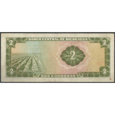Nicaragua, 2 Cordobas D1972 C P121a