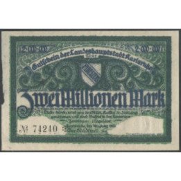 Alemania - Karlsruhe 2.000.000 Mark Ago 1923