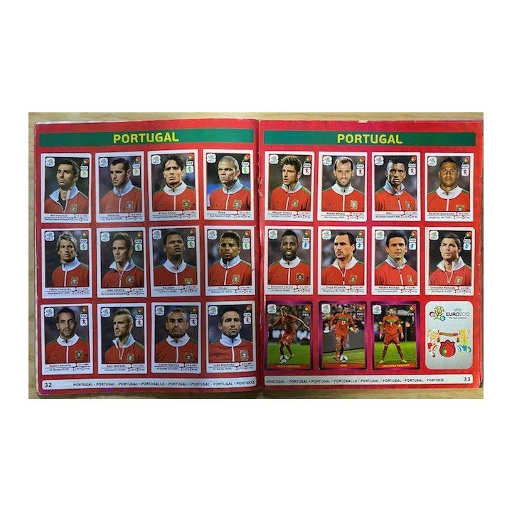 Futbol - UEFA Euro 2012 Panini reverso