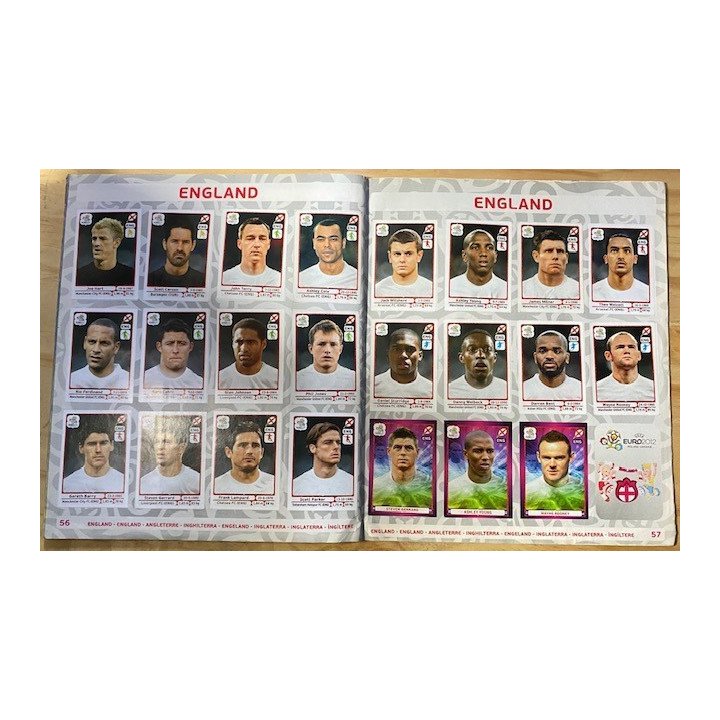 Futbol - UEFA Euro 2012 Panini reverso