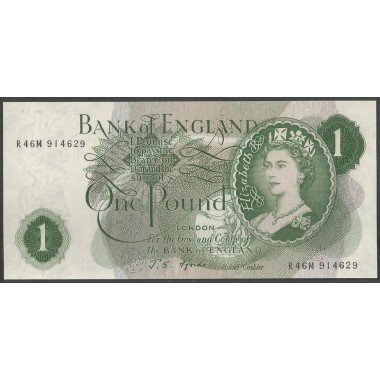 Inglaterra, 1 Pound ND1966-70 P374e