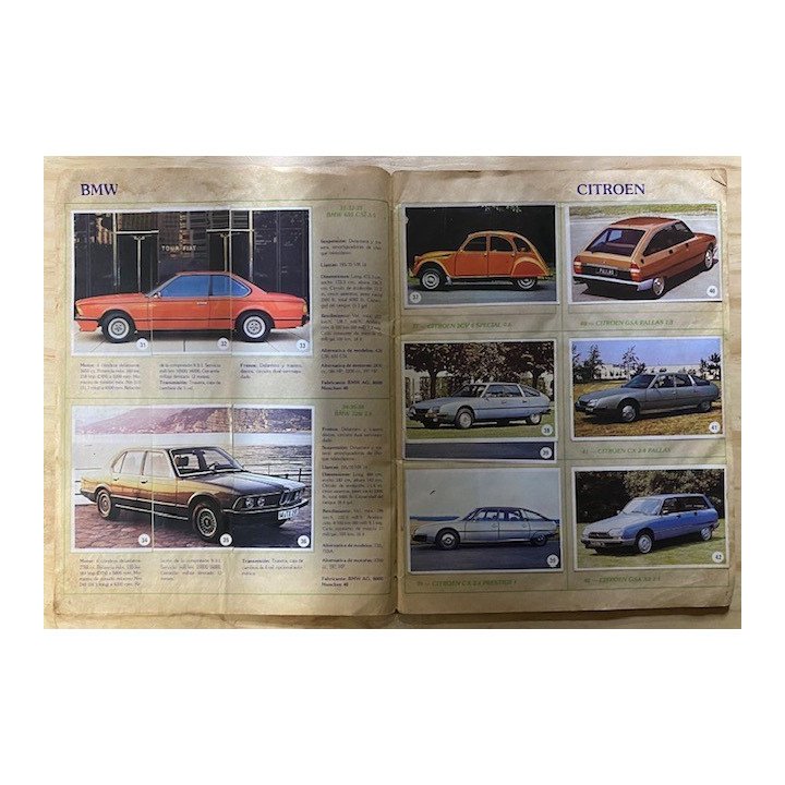 Automovilismo - Album Internacional del Automovil reverso
