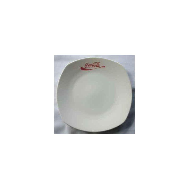 Plato Seco Blanco Y Rojo