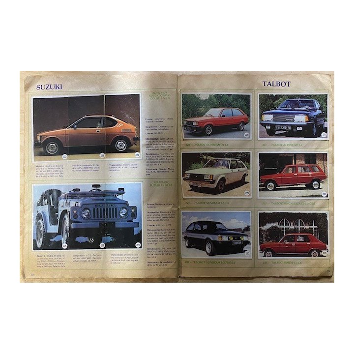 Automovilismo - Album Internacional del Automovil reverso