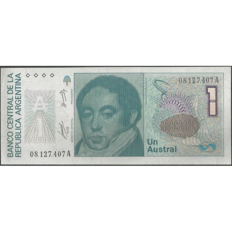 Argentina, 1 Austral ND1985 Serie A P323a