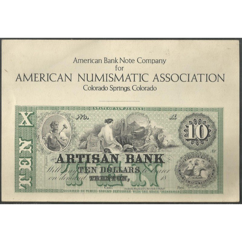 ANA - Artisan Bank 10 Dollars 18_ _ Fascimil New York show 1997
