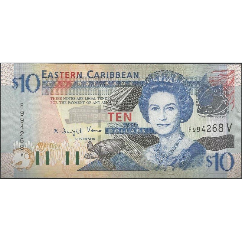St. Vincent, 10 Dollars ND2003 P43v