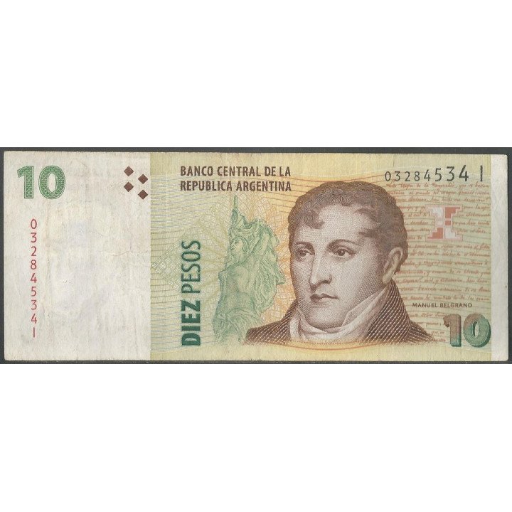 Argentina 10 Pesos ND2003 Serie I P354a