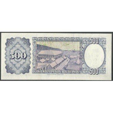 Bolivia, 500 Pesos Bolivianos 1 Jun 1981 C P165a