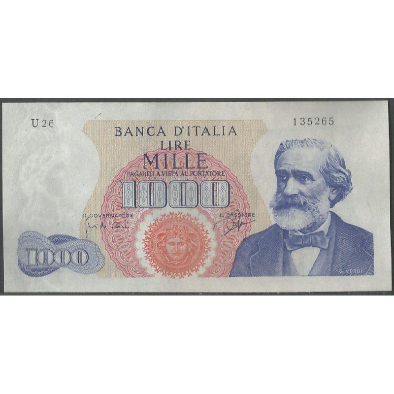 Italia, 1.000 Liras 25 Jul 1964 P96c