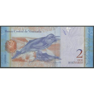 Venezuela, 2 Bolivares 20 Mar 20079 A 8 Dig P88a