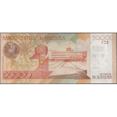 Venezuela, 50.000 Bolivares 25 Abr 2006 B 8 Dig P87b
