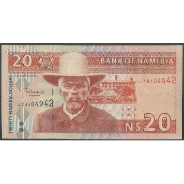 Namibia, 20 Dollars ND2002 Firma 3 P6b