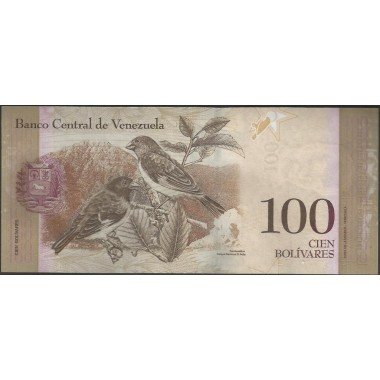 Venezuela, 100 Bolivares 31 Ene 2012 P 8 Dig P93e