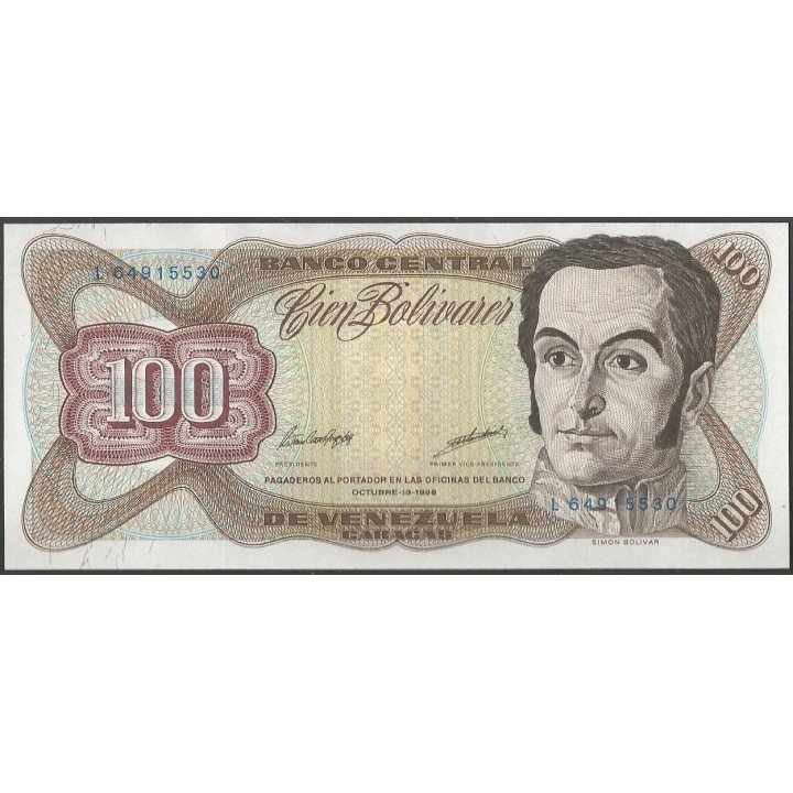 Venezuela 100 Bolivares 13 Oct 1998 L 8 Dig P66g