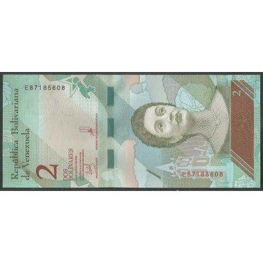 Venezuela, 2 Bolivares 15...