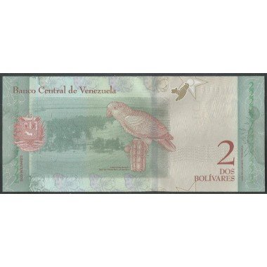 Venezuela, 2 Bolivares 15 Ene 2018 E 8 Dig P101