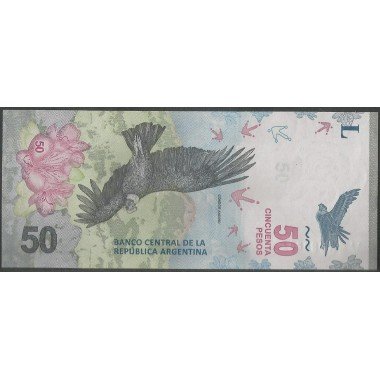 Argentina, 50 Pesos ND2018 Serie L P363